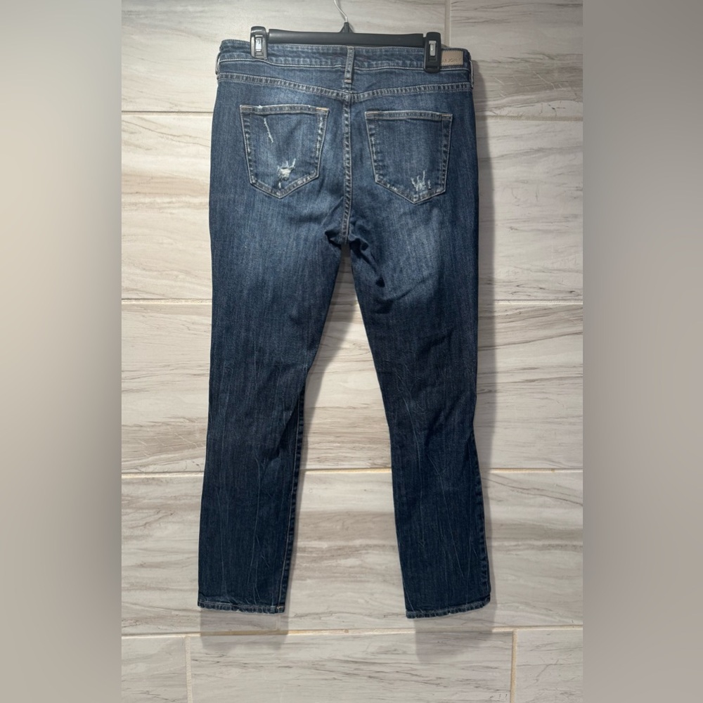Women’s Dear John Distressed Denim Slim Straight Ankle Jeans Size 27 - Picture 4 of 10